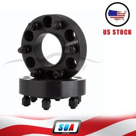 S4115392 Sua4cars 2x 1.5 Inch Thick 6x135 Wheel Spacers 14x1.5 Studs Fits 2015 16-2025 Ford Expedition