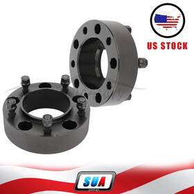 S4115409 Sua4cars 2x 2 Inch Thick 5x150 To Wheel Spacers 14x1.5 Fit 2007-2022 For Toyota Tundra
