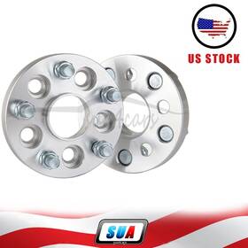 S4115419 Sua4cars 2pc 20mm Thick 5x100 To 5x112 14x1.5 Hubcentric Wheel Spacers Kit For Audi