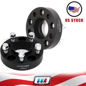 S4115424 Sua4cars 2x 1.25 Inch Thick 5x4.5 5x114.3 1/2 Studs Wheel Spacers For 2002-2012 Jeep Liberty