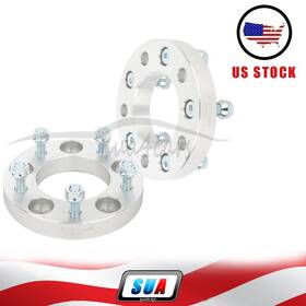 S4115436 Sua4cars 2pcs 1 Inch 5x5 Wheel Spacers 1/2 X20 Studs For 2007-17 2018 Jeep Wrangler Jk Sport