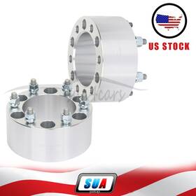 S4119619 Sua4cars 2 Pcs 3 Inch 6x5.5 12x1.5 Studs Wheel Spacers For Toyota Tacoma 4runner