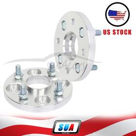 S4119625 Sua4cars 2 Pcs 15mm 4x100 12x1.5 Studs Wheel Spacers For Scion Xb Toyota Corolla Echo