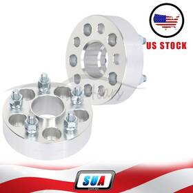 S4119639 Sua4cars 2 Pcs 1.5 Inch 5x100 12x1.25 Studs Wheel Spacers For Subaru Forester