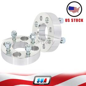 S4119665 Sua4cars 2 Pcs 1.25 Inch 4x100 12x1.5 Studs Wheel Spacers For Toyota Echo Acura Integra