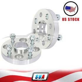 S4119671 Sua4cars 2 Pcs 20mm 4x100 12x1.5 Studs Wheel Spacers For Toyota Corolla Kia Rio