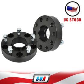S4119699 Sua4cars 2 Pcs 1.5 Inch 5x5.5 14x1.5 Studs Wheel Spacers For 2012 - 2016 Ram 1500