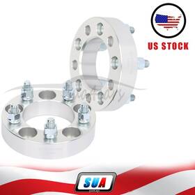 S4119701 Sua4cars 2 Pcs 1.25 Inch 5x4.5 1/2 Studs Wheel Spacers For 07 09 Ford Lincoln Mazda