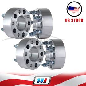 S4819570 Sua4cars 4 X 2 Inch 5x4.5 Hubcentric Wheel Spacers 1/2 For 1983-12 Ford Ranger 94-14 Mustang