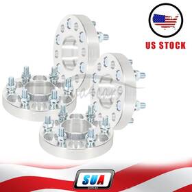 S4819591 Sua4cars 4pcs 25mm 1 Inch 6x4.5 6x114.3mm Wheel Spacers For Nissan Frontier 2005-2017
