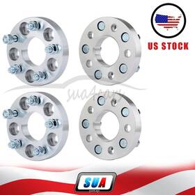 S4819594 Sua4cars 4x 1 Inch 5x110 To 5x4.5 Wheel Spacers Adapters 12x1.5 For 1997-2001 Cadillac Catera