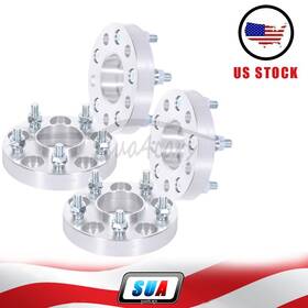 S4823491 Sua4cars 4pcs 1 Inch 5x4.5 To 12x1.25 Studs Wheel Spacers For Infiniti Nissan