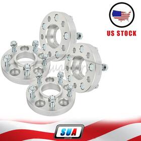 S4826125 Sua4cars 4 Pcs 1 Inch 5x4.5 14x1.5 Studs Wheel Spacers For Dodge Challenger Chrysler 300