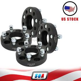 S4826179 Sua4cars 4 Pcs 1 Inch 5x4.5 1/2 Studs Wheel Spacers For Ford Mustang Edge Ranger