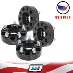 S4826181 Sua4cars 4 1.5 Inch 5x4.5 Wheel Spacers 1/2 For 1983-11 2012 Ford Ranger 1994-2014 Mustang