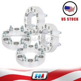 S4826194 Sua4cars 4 Pcs 1.5 Inch 6x5.5 12x1.5 Studs Wheel Spacers For Toyota 4runner Hummer H3