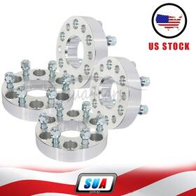 S4826200 Sua4cars 4pcs 1.25 Inch 6x120 14x1.5 Wheel Spacers For 2015-22 Chevrolet Colorado Gmc Canyon