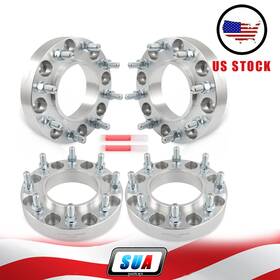 Sua845400001 Sua4cars 4pcs 1.5 Inch Thick 8x180 Wheel Spacers For Chevy Silverado Sierra 2500 3500 Hd 6.6l