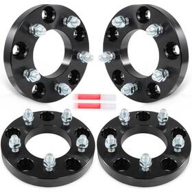 Sunnyaccessory 12956295 4pcs 1 Inch 5x5.5 To 5x5 Wheel Spacers For Dodge Ram 1500 1994-01 Ford F-150 1975-96
