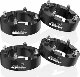 Jegc93ws1010 Supreme Performance Suspensions Gasupply 4 156 Atv Wheel Spacers 12x1.5 Studs 2 Inch 50mm Lug Black S