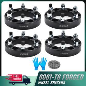 Os06062s2bk Tembor 4 1.25 Inch Wheel Spacers 6x5.5 Fits Chevy Silverado 1500 Suburban Tahoe Gmc