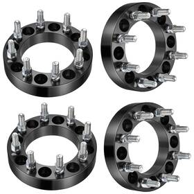 Os06068s1bk Tembor 4pc 1.5 Inch Wheel Spacers 8x6.5 For Ford E-250 2003-2013 Econoline 1992-2002