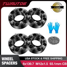 Os06313s1 Tembor 4pc 2 Inch 6x5.5 Hubcentric Wheel Spacers 12x1.5 For Ford Ranger Bronco 93.1 Cb Os06313s1 Tembor 4pc 2 Inch 6x5.5 Hubcentric Wheel Spacers 12x1.5 For Ford Ranger Bronco 93.1 Cb