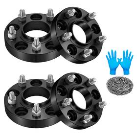 Os06321bk-4 Tembor 4pcs 1 Inch Hubcentric 5x4.5 5x114.3 Wheel Spacers 12x1.5 Fits Jeep Compass Patriot