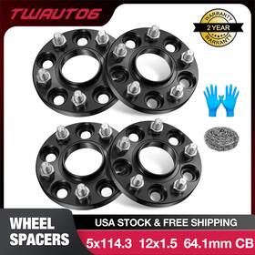 Os06322bks6 Tembor 4pc 15mm Hubcentric Wheel Spacers 5x4.5 5x114.3 For Honda Civic Acura Tl Rsx Os06322bks6 Tembor 4pc 15mm Hubcentric Wheel Spacers 5x4.5 5x114.3 For Honda Civic Acura Tl Rsx