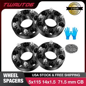 Os06868s2bk-2 Tembor 4x 1.5 Inch Wheel Spacers 5x115 For Dodge Charger Challenger Chrysler 300 14x1.5 Os06868s2bk-2 Tembor 4x 1.5 Inch Wheel Spacers 5x115 For Dodge Charger Challenger Chrysler 300 14x1.5