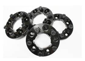Tf301b Terrafirma Set Of 4 30mm Black Alloy Wheel Spacers Tf301 For Land Rover