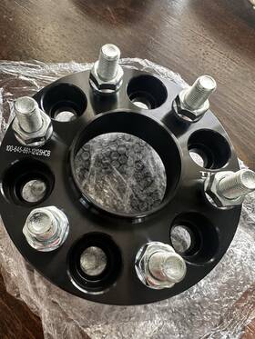 Titan 100-645-661-12125hcb Wheel Spacers 6x4.5 6x114.3 Hubcentric 66.1mm M12x1.25 Fit Nissan Frontier