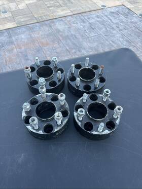 Titan Wheel Accessories Hc545e12-71.5 4 X 2 Inch 5x4.5 71.5mm Bore Hubcentric Adapter Spacer Fit Jeep Dodge Models