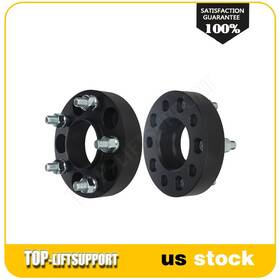 Top11969001adv Top-liftsupport 2x 1.25 Inch 5x4.5 Wheel Spacers Hubcentric 1/2 Studs For Ford Mustang Explorer