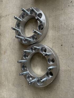 115445 Top Parts Usa 2 Qty 1.5 Inch Wheel Spacers 8x6.5 8x165.1mm 126.15mm Chevy Truck Dully