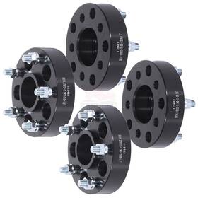 10917989 Top-refitting 4pcs 1.5 Inch 5x4.5 To 5x5 1/2ftft Studs Wheel Spacers For Jeep Grand Cherokee