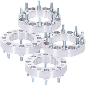 10917992 Top-refitting 4pcs 1.5 Inch 8x180 To 14x1.5 Studs Wheel Spacers For Chevrolet Silverado