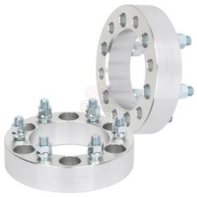10928986 Top-refitting 2 Pcs 1.5 Inch 6x5.5 To 6x135 14x1.5 Studs Wheel Spacers For Chevrolet Silverado