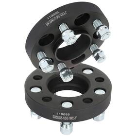 10928987 Top-refitting 2 X 1 Inch 25mm 5x4.5 14x1.5 Studs Wheel Spacers For Ford Mustang 3.7l 2015-2017