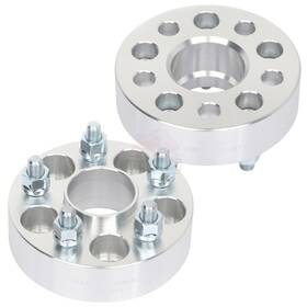 10958003 Top-refitting 2 Pcs 1.5 Inch 5x100 12x1.25 Studs Wheel Spacers For 1998-2018 Subaru Forester