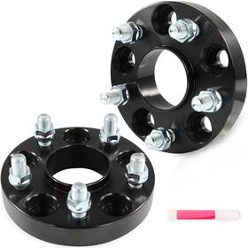 13460028 Top-refitting 2 Pcs 1 Inch / 25mm Hub Centric Wheel Spacers 14x1.5 5x4.5 5x114.3