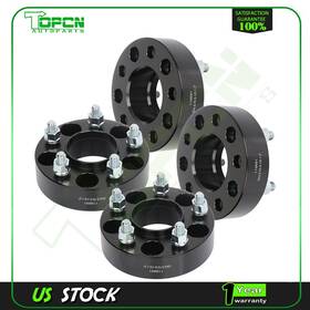 Topcn T-826181-topcn 4x 1.5 Inch Thick 5x4.5 Wheel Spacers 1/2 Studs Hubcentric For Ford Ranger Mustang