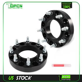Topcn To12995701p 2x 1.5 Inch Thick 8x180 Wheel Spacers 14x1.5 For Chevy Silverado Sierra 2500 3500 Hd