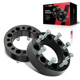Torchbeam 5220wsa076jus 8x6.5 Lug Wheel Spacers 2 Inch With M14x1.5 Thread Pitch 130mm Hub Bore 2pc