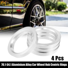 Uauto1 745065490532 4pc Od 70.1mm To Id 54.1mm Aluminum Alloy Car Hub Centric Rings Wheel Spacer