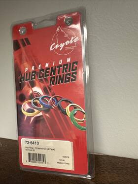 72-6410 Usa 4 Hub Centric Rings 72.6mm To 64.1mm Hubcentric Ring 72.6 64.1 Honda Acura