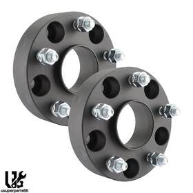 Usuwa2005402 Usuperparts66 2x 1.5 Inch 5x5 Wheel Spacers 1/2 -20 Fit For Jeep Grand Cherokee Wk2 Wrangler Jl V6