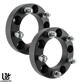 Usuwa2005702 Usuperparts66 2x 1.25 Inch 5x5.5 5x139.7 Wheel Spacers Adapter For Jeep Ford Dodge 108mm 1/2 X20