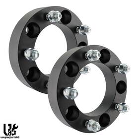 Usuwa2005802 Usuperparts66 2x 1.5 Inch 5x5.5 5x139.7 Wheel Spacers Adapter For Jeep Ford Dodge 108mm 1/2 X20