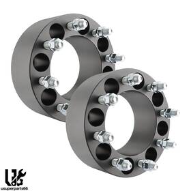 Usuwa2008502 Usuperparts66 2pcs 3 Inch 8x6.5 Wheel Spacers 9/16 -18 Fit For 1994-2010 Dodge Ram 2500 3500